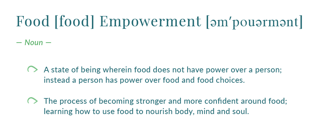 food empowerment definition image